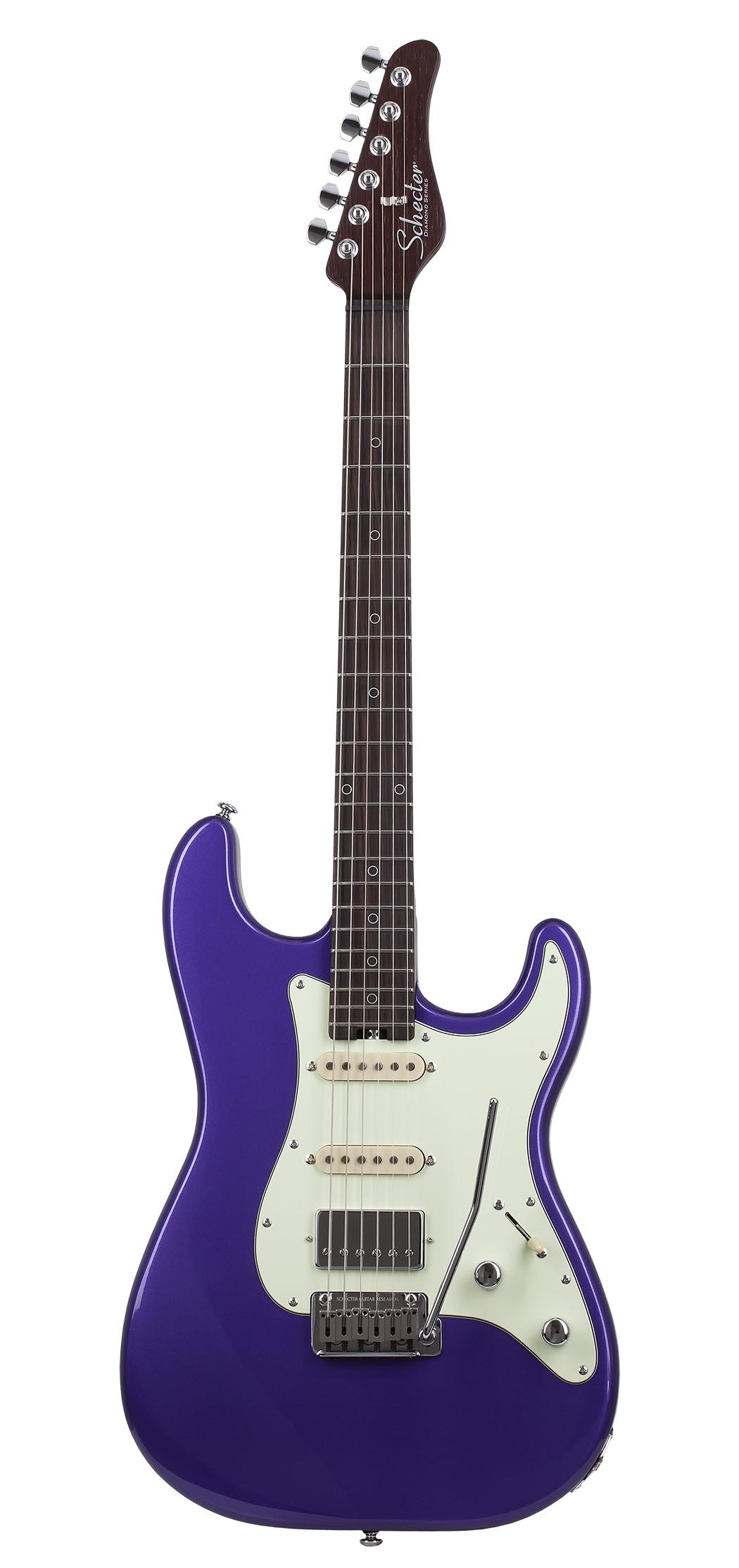 Schecter Nick Johnston Trad 10th Anniversary HSS Atomic Violet